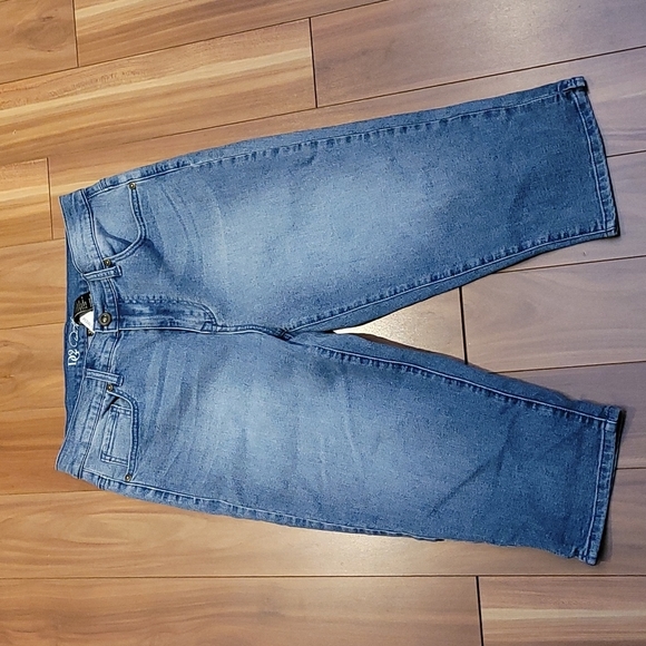 Nwt DIANE GILMAN capri pants pedal pusher with hem slit - Picture 3 of 4